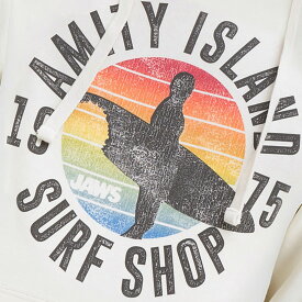 (ジョーズ) Jaws オフィシャル商品 メンズ Amity Surf Shop スウェットパーカー フーディー プルオーバー 【海外通販】