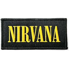 (ニルヴァーナ) Nirvana オフィシャル商品 ロゴ ワッペン アイロン装着 パッチ 【海外通販】