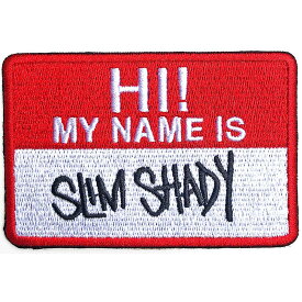 (エミネム) Eminem オフィシャル商品 Slim Shady Badge ワッペン アイロン接着 パッチ 【海外通販】