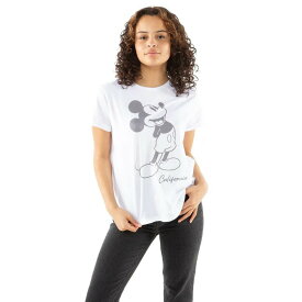 (ディズニー) Disney オフィシャル商品 レディース California Tシャツ ミッキーマウス 半袖 トップス 【海外通販】