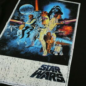 (スター・ウォーズ) Star Wars オフィシャル商品 レディース ポスター Tシャツ オーバーサイズ 半袖 トップス 【海外通販】