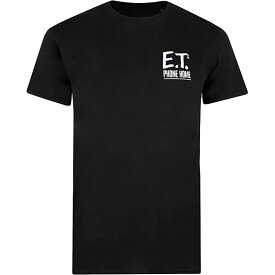 (イーティー) E.T. the Extra-Terrestrial オフィシャル商品 メンズ ロゴ Tシャツ 半袖 トップス 【海外通販】