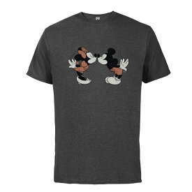 (ディズニー) Disney オフィシャル商品 レディース Smooch ミッキー& ミニー Tシャツ 半袖 トップス 【海外通販】