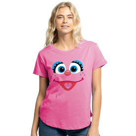 (セサミストリート) Sesame Street オフィシャル商品 レディース アビー・カダビー Tシャツ フェイス 半袖 トップス 【海外通販】