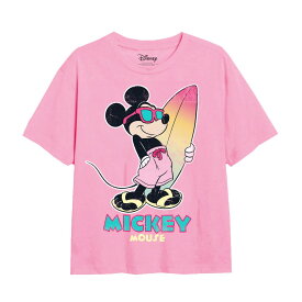 (ディズニー) Disney オフィシャル商品 キッズ・子供用 ミッキーマウス サーフィン 半袖 Tシャツ トップス 【海外通販】