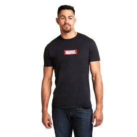 (マーベル) Marvel オフィシャル商品 メンズ Box Tシャツ ロゴ 半袖 トップス 【海外通販】