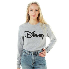 (ディズニー) Disney オフィシャル商品 レディース ロゴ Tシャツ 長袖 トップス 【海外通販】