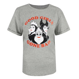 (ディズニー) Disney オフィシャル商品 レディース Good Girls Gone Bad Tシャツ Villians 半袖 トップス 【海外通販】