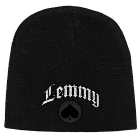 (レミー) Lemmy オフィシャル商品 ユニセックス Ace Of Spades ニット帽 ビーニー キャップ 【海外通販】