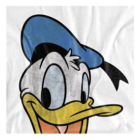(ディズニー) Disney オフィシャル商品 メンズ ドナルドダック Tシャツ ビンテージ風 半袖 トップス 【海外通販】