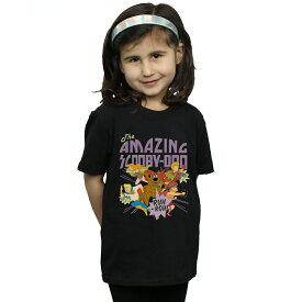 (スクービー・ドゥー) Scooby-Doo オフィシャル商品 キッズ・子供用 The Amazing Scooby 半袖 Tシャツ トップス 女の子 【海外通販】