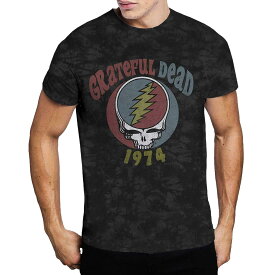 (グレイトフル・デッド) Grateful Dead オフィシャル商品 ユニセックス 1974 Tシャツ タイダイ 半袖 トップス 【海外通販】