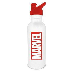(マーベル) Marvel オフィシャル商品 ロゴ メタル ウォーターボトル 水筒 【海外通販】