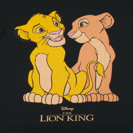 (ライオン・キング) The Lion King オフィシャル商品 レディース シンバとナラ Tシャツ ボーイフレンドフィット 半袖 トップス 【海外通販】