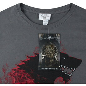 (ゲーム・オブ・スローンズ) Game Of Thrones オフィシャル商品 レディース Bloody Direwolf Tシャツ スターク 半袖 トップス 【海外通販】