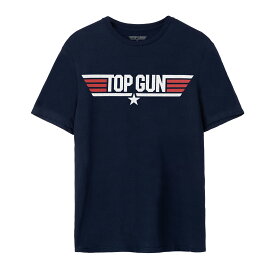 (トップガン) Top Gun オフィシャル商品 メンズ Maverick Tシャツ ロゴ バックプリント 半袖 トップス 【海外通販】