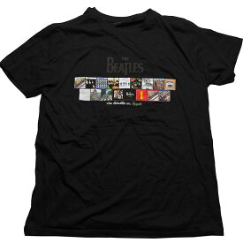 (ザ・ビートルズ) The Beatles オフィシャル商品 ユニセックス Albums on Apple Tシャツ コットン 半袖 トップス 【海外通販】