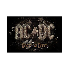 (エーシー・ディーシー) AC/DC オフィシャル商品 Rock Or Bust テキスタイルポスター ポリエステル 布製 ポスター 【海外通販】