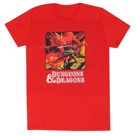 (ダンジョンズ&ドラゴンズ) Dungeons & Dragons オフィシャル商品 ユニセックス ポスター Tシャツ 半袖 トップス 【海外通販】