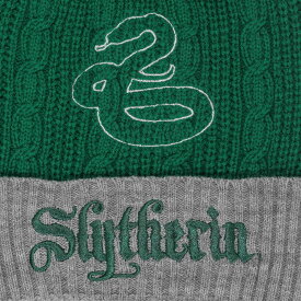 (ハリー・ポッター) Harry Potter オフィシャル商品 ユニセックス スリザリン ニット帽 ポンポン ビーニー キャップ 【海外通販】