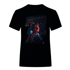 スパイダーマン Spider-Man オフィシャル商品 ユニセックス Spidey Art Tシャツ 半袖 トップス 【海外通販】