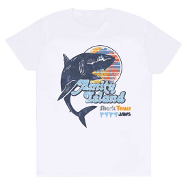 (ジョーズ) Jaws オフィシャル商品 ユニセックス Amity Island Tours Tシャツ サメ 半袖 トップス 【海外通販】