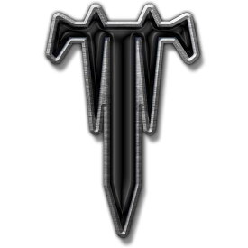 (トリヴィアム) Trivium オフィシャル商品 エナメル ドロップT ロゴ バッジ セット (5個組) 【海外通販】