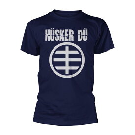 (ハスカー・ドゥ) Hüsker Dü オフィシャル商品 ユニセックス サークル Tシャツ ロゴ 半袖 トップス 【海外通販】