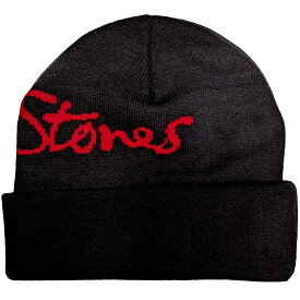 (ローリング・ストーンズ) The Rolling Stones オフィシャル商品 ユニセックス Classic Tongue ニット帽 ラインストーン ビーニー キャップ 【海外通販】