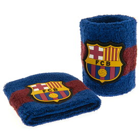 FCバルセロナ フットボールクラブ FC Barcelona オフィシャル商品 リストバンド スエットバンド (2個組) 【海外通販】