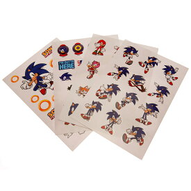 (ソニック・ザ・ヘッジホッグ) Sonic The Hedgehog オフィシャル商品 Tech シール ステッカーセット (56ピース) 【海外通販】