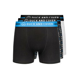 (ダック・アンド・カバー) Duck and Cover メンズ Stamper ボクサーショーツ 下着 パンツ セット (3枚組) 【海外通販】