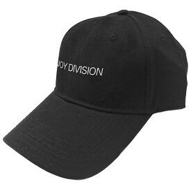 (ジョイ・ディヴィジョン) Joy Division オフィシャル商品 ユニセックス ロゴ キャップ 帽子 ハット 【海外通販】
