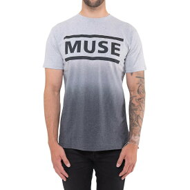 (ミューズ) Muse オフィシャル商品 ユニセックス ディップダイ ロゴ Tシャツ 半袖 トップス 【海外通販】