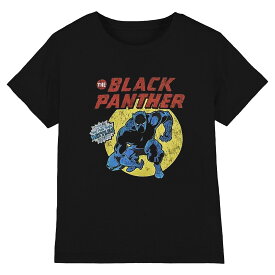 (ブラックパンサー) Black Panther オフィシャル商品 ユニセックス レトロ Tシャツ 半袖 トップス 【海外通販】