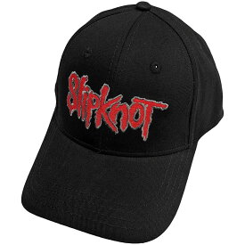 (スリップノット) Slipknot オフィシャル商品 ユニセックス テキスト キャップ ロゴ 帽子 ハット 【海外通販】