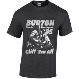 (メタリカ) Metallica オフィシャル商品 ユニセックス Cliff Burton Tシャツ レトロ 半袖 トップス 【海外通販】