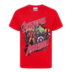 (マーベル) Marvel アベンジャーズ オフィシャル商品 子供用 半袖 キャラクター Tシャツ 男の子 【海外通販】