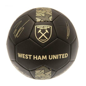 ウェストハム・ユナイテッド フットボールクラブ West Ham United FC オフィシャル商品 Signature サッカーボール 【海外通販】