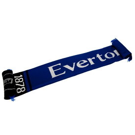 エバートン フットボールクラブ Everton FC オフィシャル商品 ユニセックス Nero マフラー スカーフ 【海外通販】