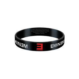 (エミネム) Eminem オフィシャル商品 ロゴ リストバンド シリコンバンド 【海外通販】
