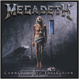 (メガデス) Megadeth オフィシャル商品 Countdown to Extinction ワッペン パッチ 【海外通販】