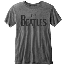 (ビートルズ) The Beatles オフィシャル商品 ユニセックス Drop T ロゴ Tシャツ 半袖 トップス 【海外通販】