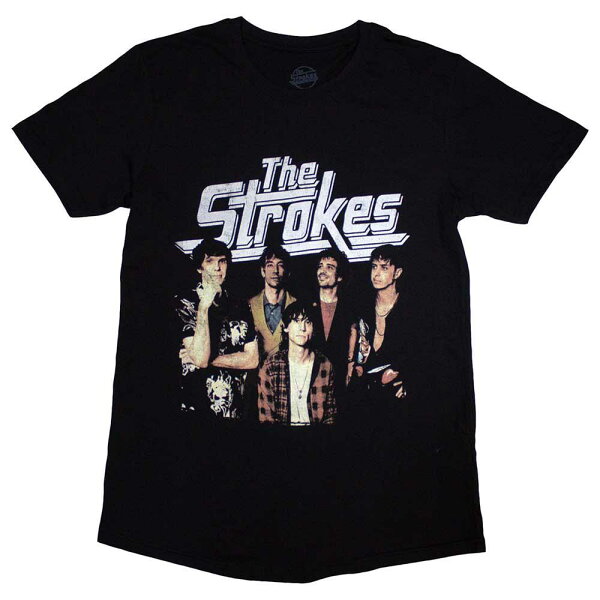 (ザ・ストロークス) The Strokes オフィシャル商品 ユニセックス Band Photo Tシャツ 半袖 トップス 【海外通販】