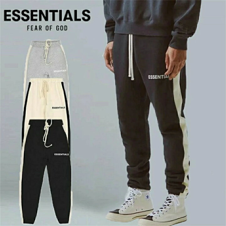 楽天市場】ESSENTIALS エッセンシャルズ パンツ フロントロゴ 