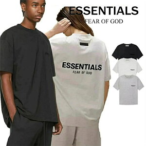 FOG ESSENTIALS �G�b�Z���V�����Y�@T�V���c�@T-shirt ���ʃ��S �o�b�N�v�����g �v�����g �����Y ���f�B�[�X �I�[�o�[�T�C�Y �t�B�A�I�u�S�b�h Fear Of God�@���j�Z�b�N�X �t�� �� ���� �ŐV ���K�i �j