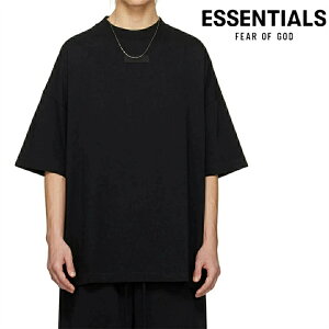 �G�b�Z���V�����Y T�V���c FOG ESSENTIALS �u���b�N ���� �I�[�o�[�T�C�Y �o�b�N�v�����g Essentials Tee �����Y ���f�B�[�X �t�B�A�I�u�S�b�h ���K�i Fear Of God Essentials [�ߗ�]��00582