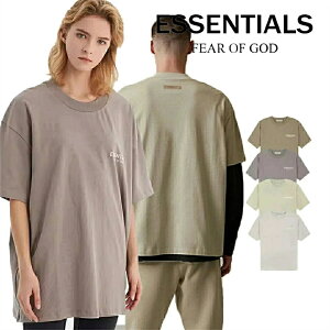 FOG ESSENTIALS ���S �����V���c T�V���c T-shirt ���ʃ��S �o�b�N�v�����g �v�����g �����Y ���f�B�[�X �I�[�o�[�T�C�Y �I�t�z���C�g �t�B�A�I�u�S�b�h Fear Of God�@���j�Z�b�N�X �t�� �� ���� ���K