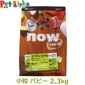 ナウ フレッシュ グレインフリー スモールブリードパピー 2.3kg ドッグフード 超小粒 犬 ドライフード 子犬 穀物不使用 小粒 七面鳥