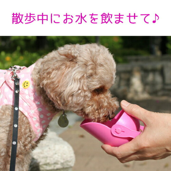 楽天市場 期間限定 P5倍 犬 お出かけ用品 おでかけボトルキャップ君 ピンク 犬 いぬ イヌ 犬用品 ペット用品 便利グッズ おでかけ 散歩 旅行 ドライブ 防災 マナー オシッコ 水 ペットボトル 水筒 給水 水飲み 水入れ 容器熱中症 国産 ぺったんpet
